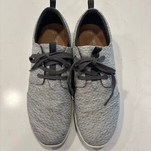 Toms Grey Lace Del Rey Sneakers Size Women's 12